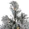 4.5ft. Pre-Lit Black Spruce Artificial Christmas Tree, Clear LED Lights